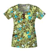 Flying Free Split Neck Top